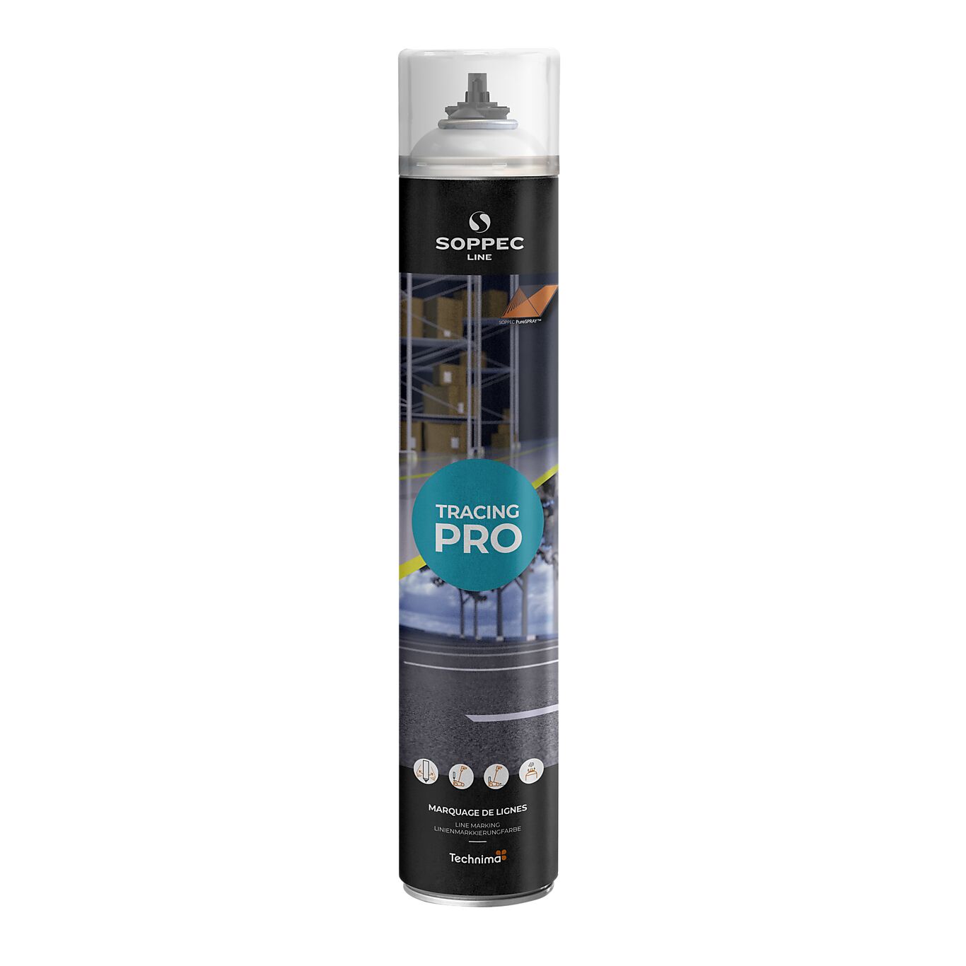 Soppec merkespray Tracing Pro 750ml Hvit 1