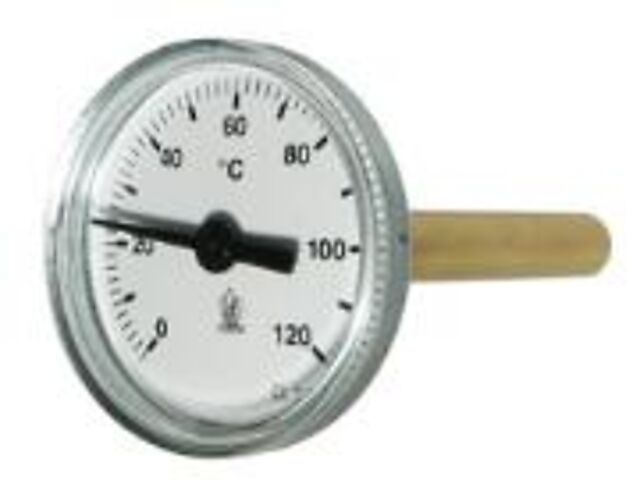 Brannan Skivetermometer 1/2" X 63 mm 1