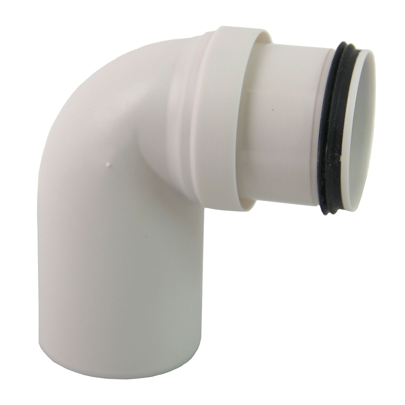 Pipelife Bend PP 50 mm 88° hvit 1