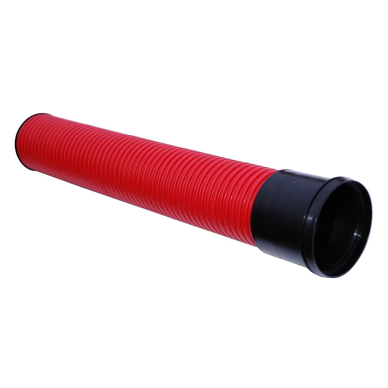 Kabelrør 110 mm rød m/muffe DV 6 meter SN8 1