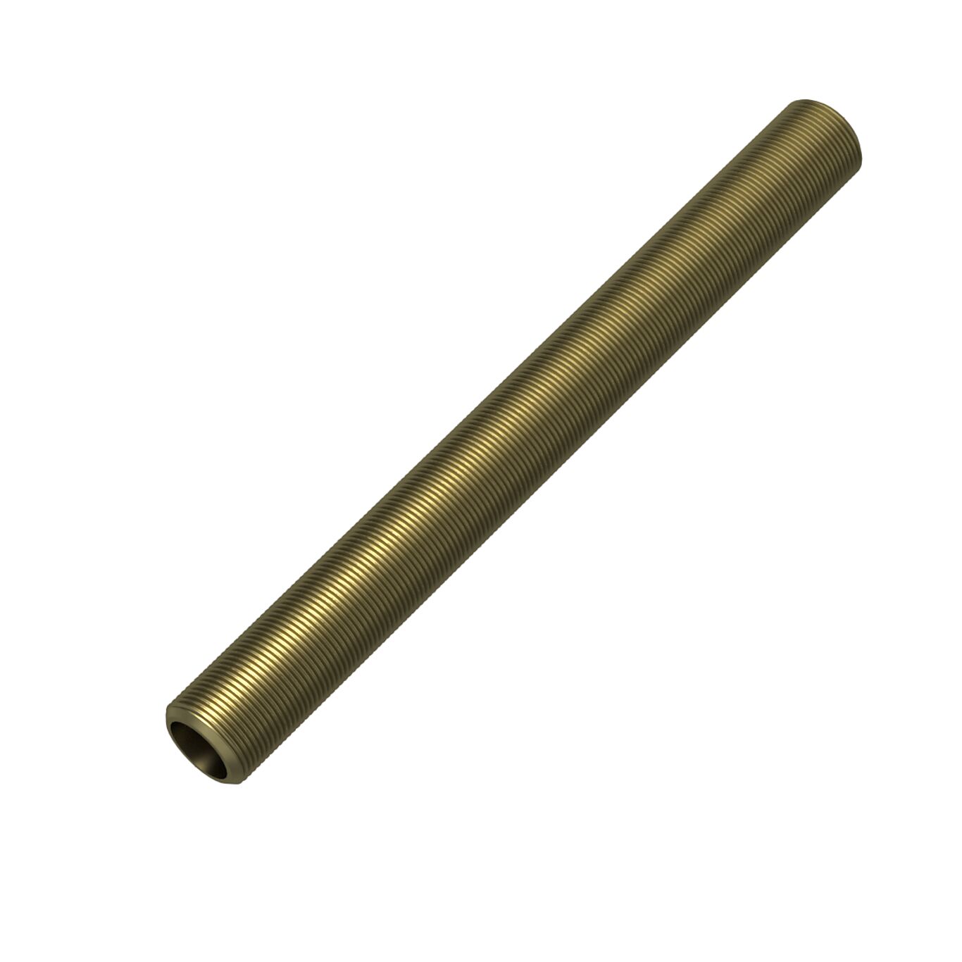 Slettnippel messing 1 x 500  mm 1