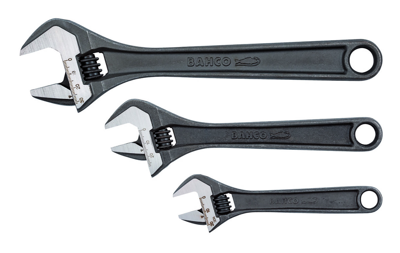 Bahco Skiftenøkkelsett  3 Stk 6",8", 10" 1