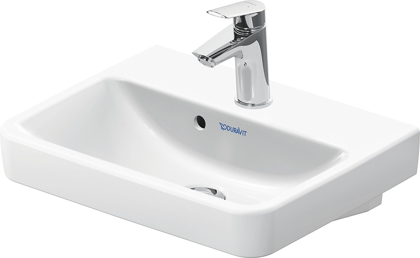 Duravit no.1 servant, møbelservant 450 x 350 mm m/kranhull og overløp