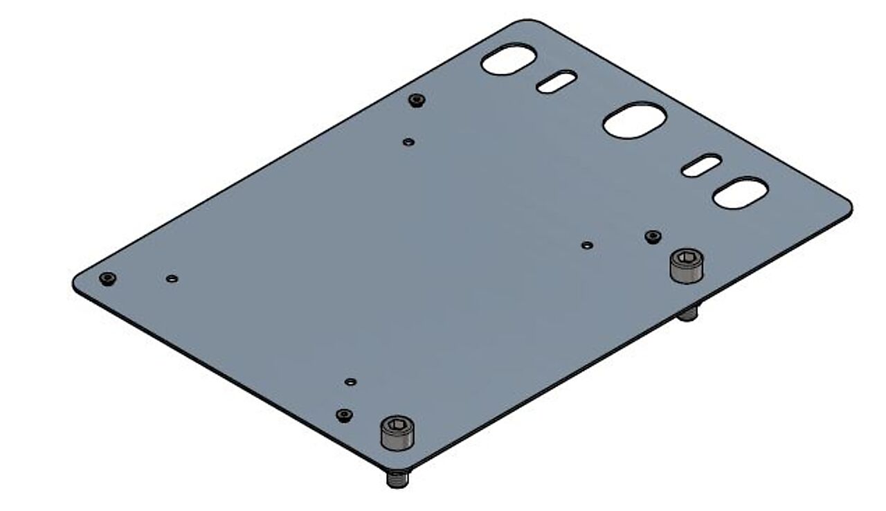 Slim-sign brakett koblingsboks montasjeplate T160/T250 1