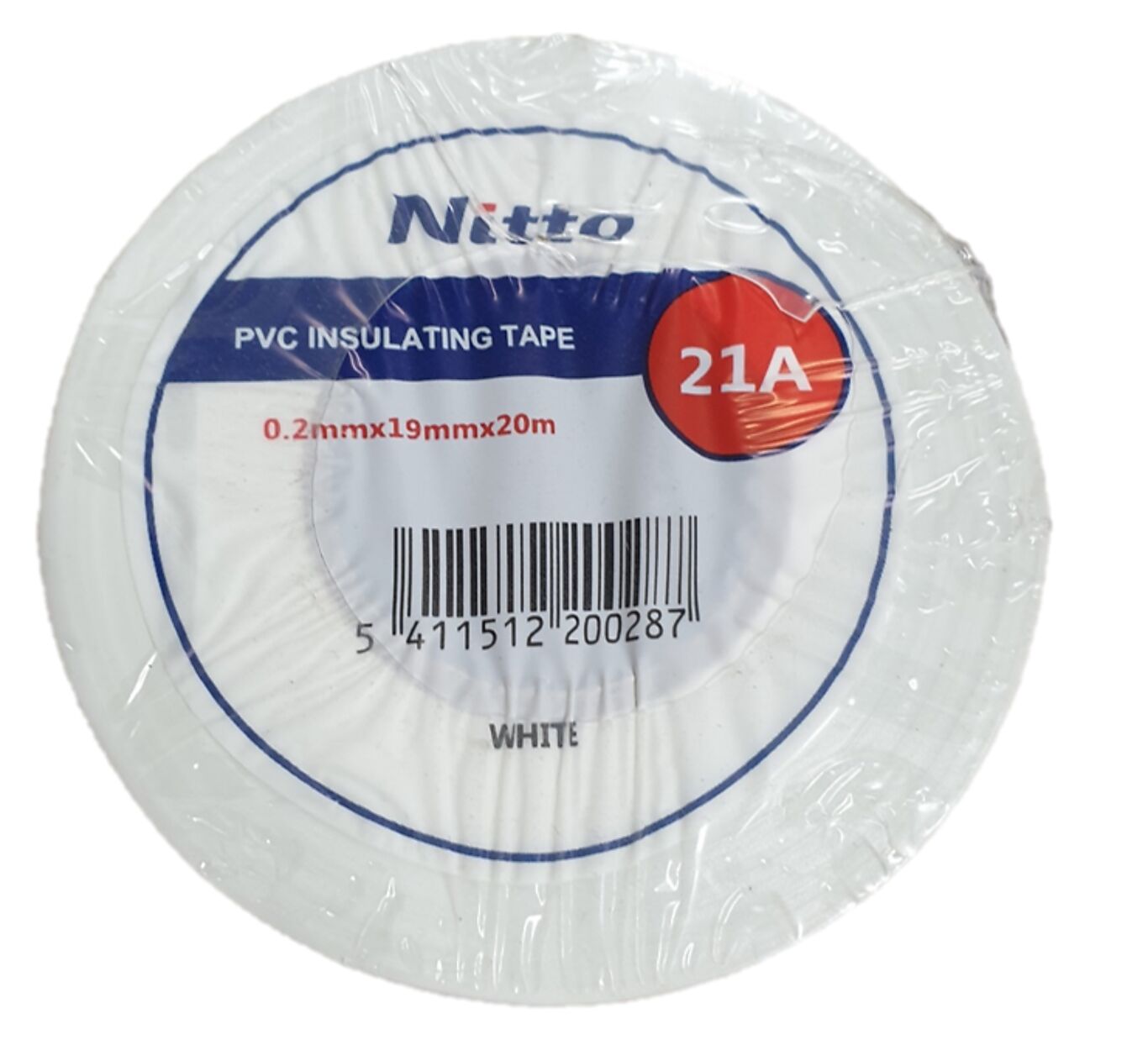 Neo-Select Tape PVC 19 mm X 20 m  hvit 1