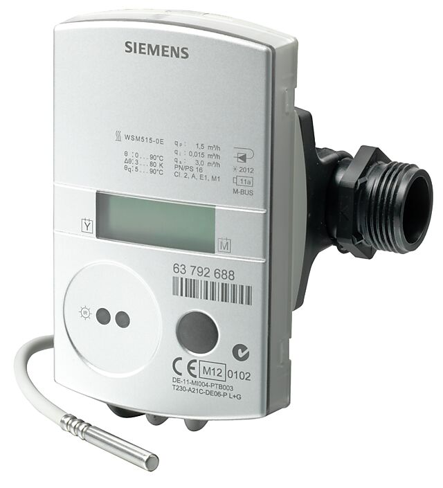 Siemens Energimåler WSM525-0E varme 1