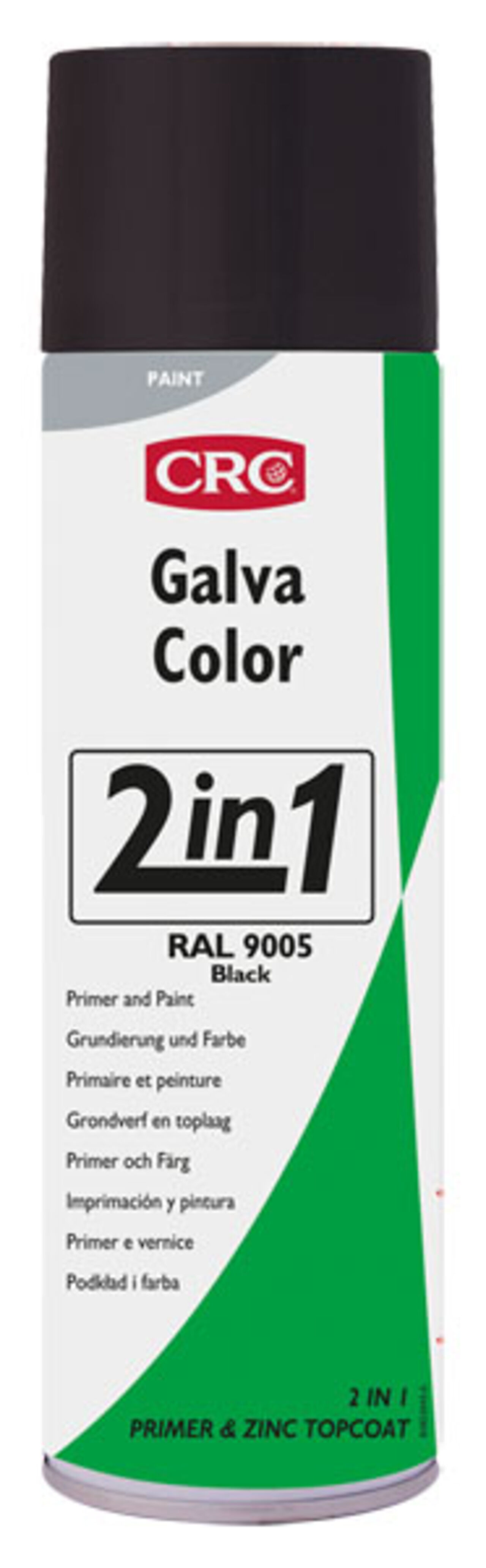 CRC Galvacolor 2 i 1 sort 500 ml 1