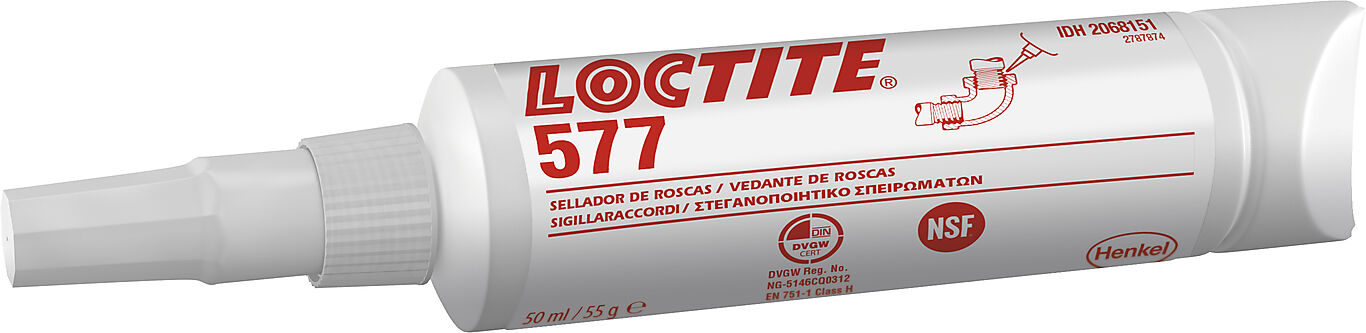 Loctite 577 gjengetetting for rørgjenger 50 ml