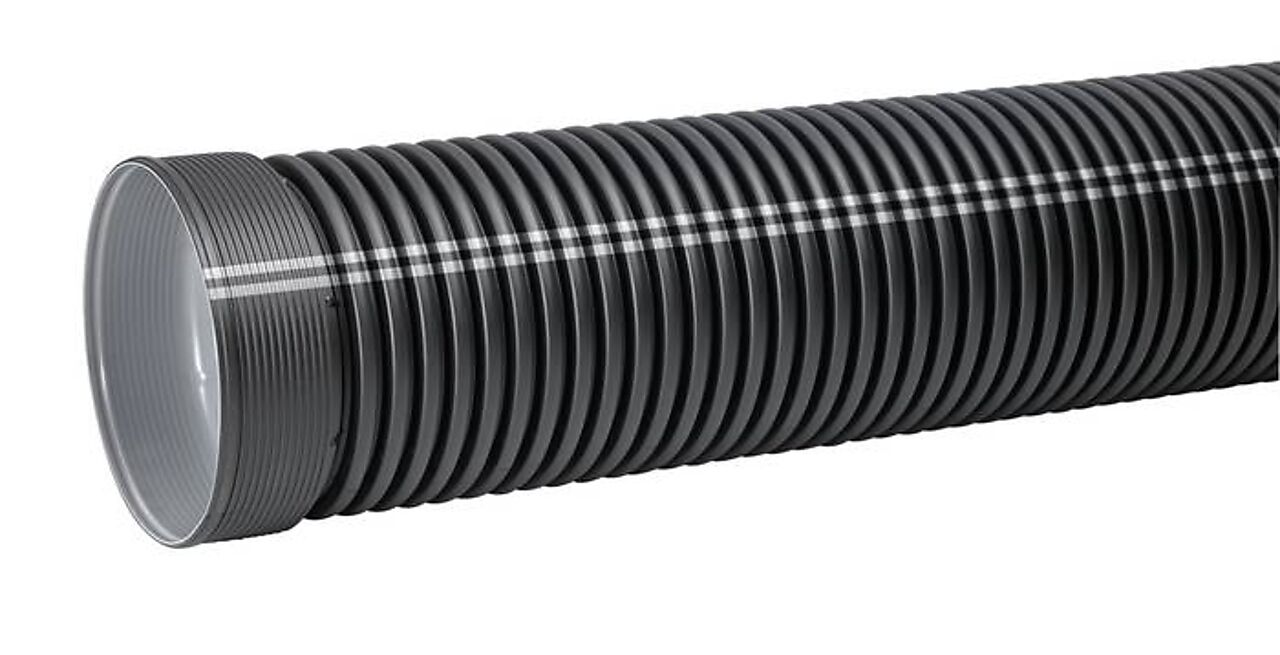 Uponor Infra Rør overvann 200 mm med muffe DI/DY 196/225 mm IQ 1