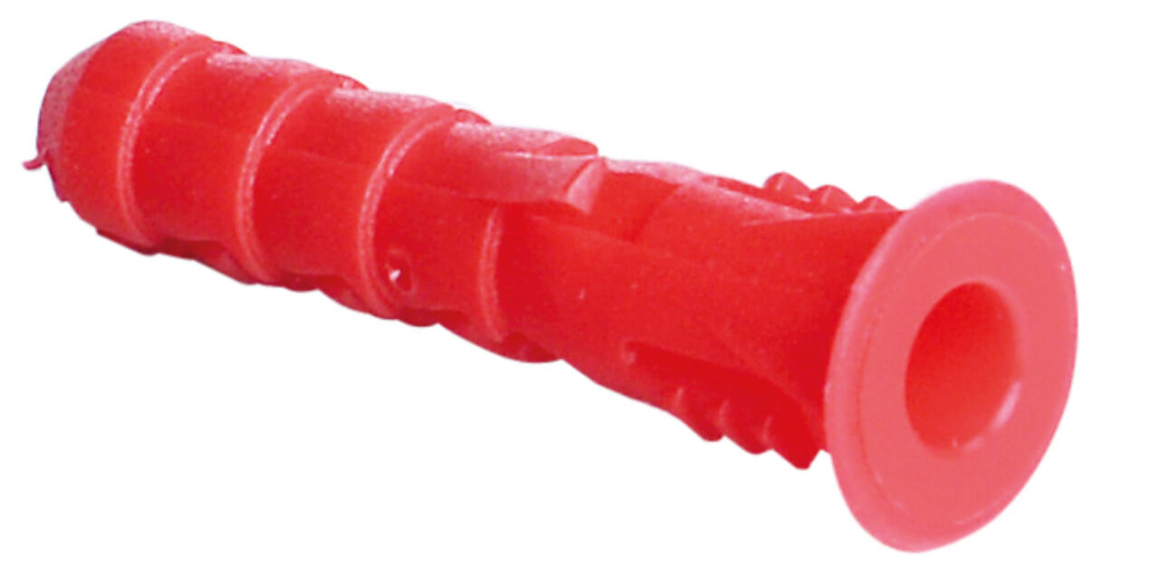 Plastplugg rød 6 mm NOVIPro 25 stk 1
