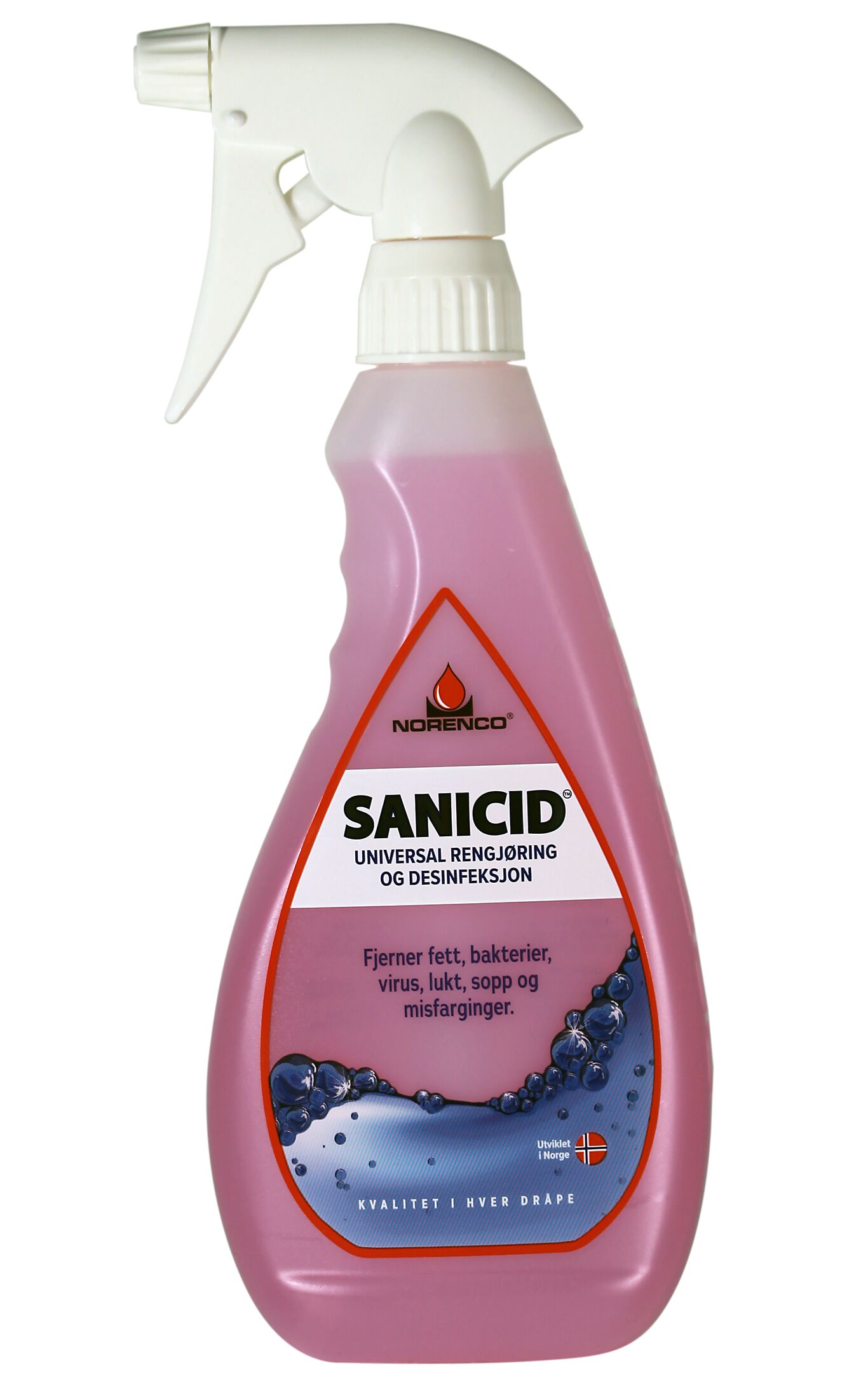 Sanitærrent Sanicid 0,5 liter flaske