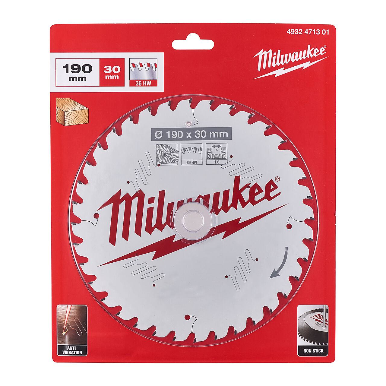 Milwaukee Sirkelsagblad W165 X 15.87 X 1.6 X 40 1