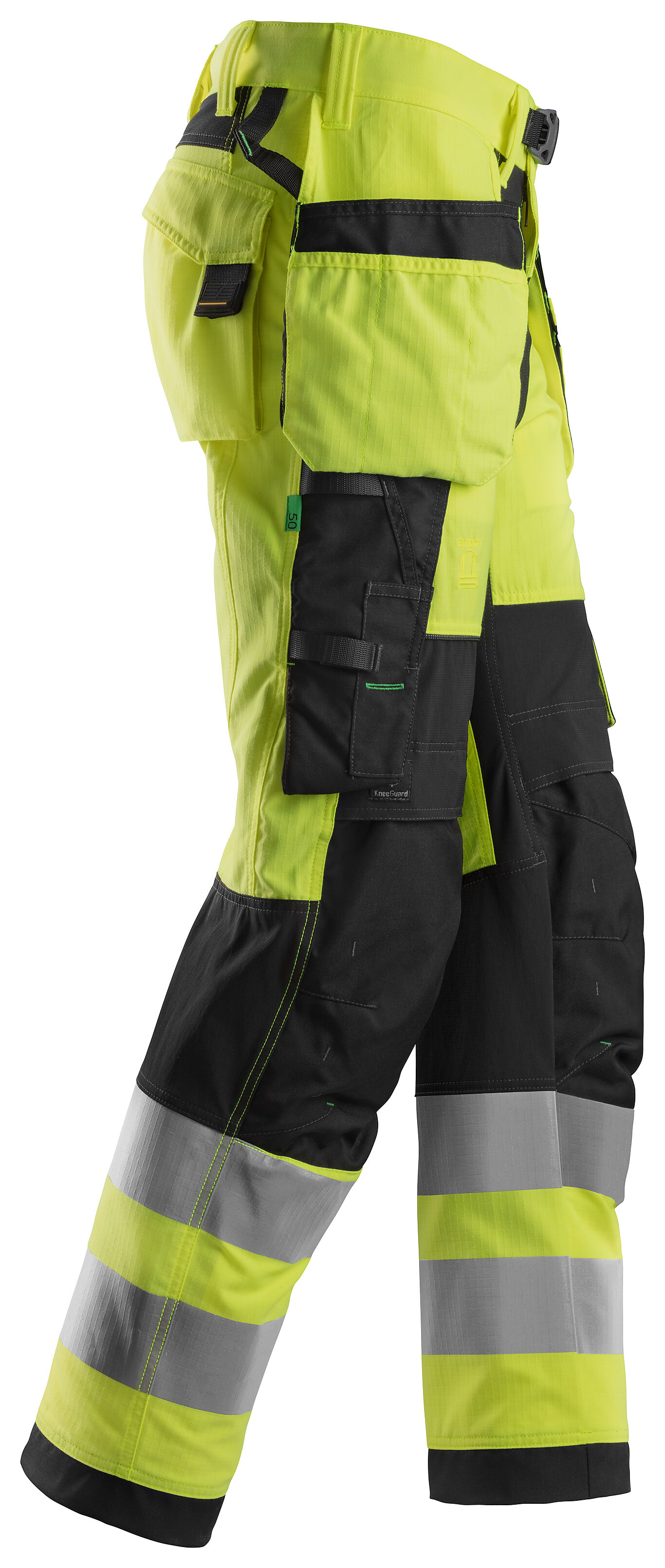 Snickers Workwear Snickers Workwear Flexiwork High-Vis Bukse 6932 Kl2 Gul 046 4