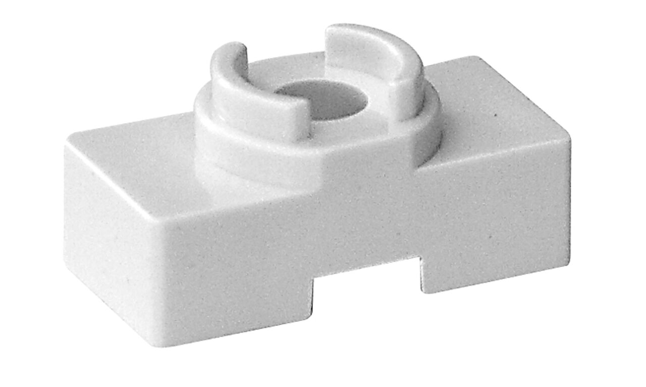 Faluplast Distansekloss enkel 18/22 mm, hvit 1