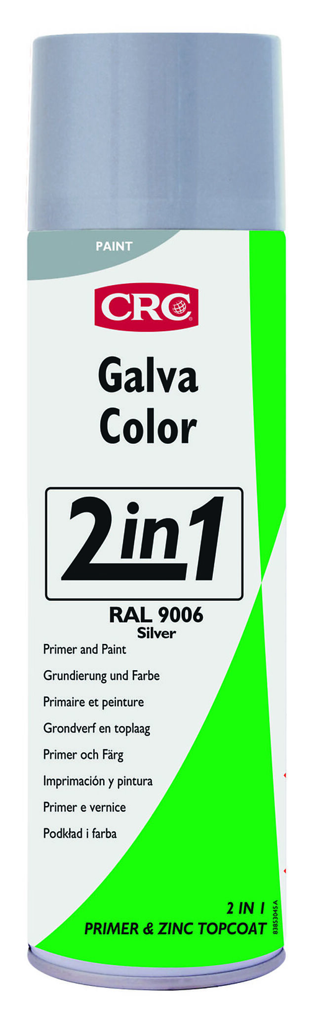 CRC Galvacolor 2 i 1 sølv 500 ml 1