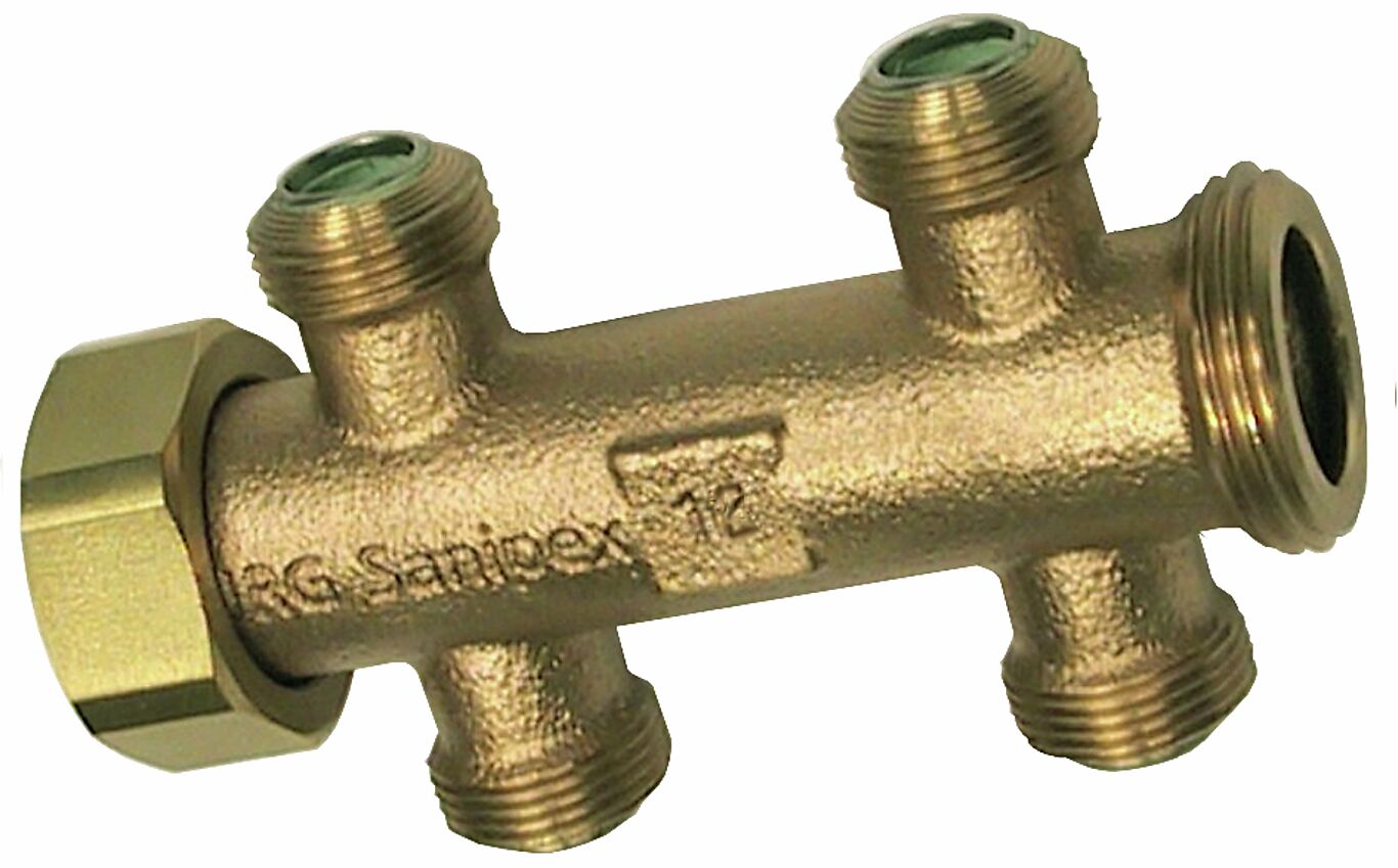 Armaturjonsson Fordeler 2+2 uttak 12 mm 1