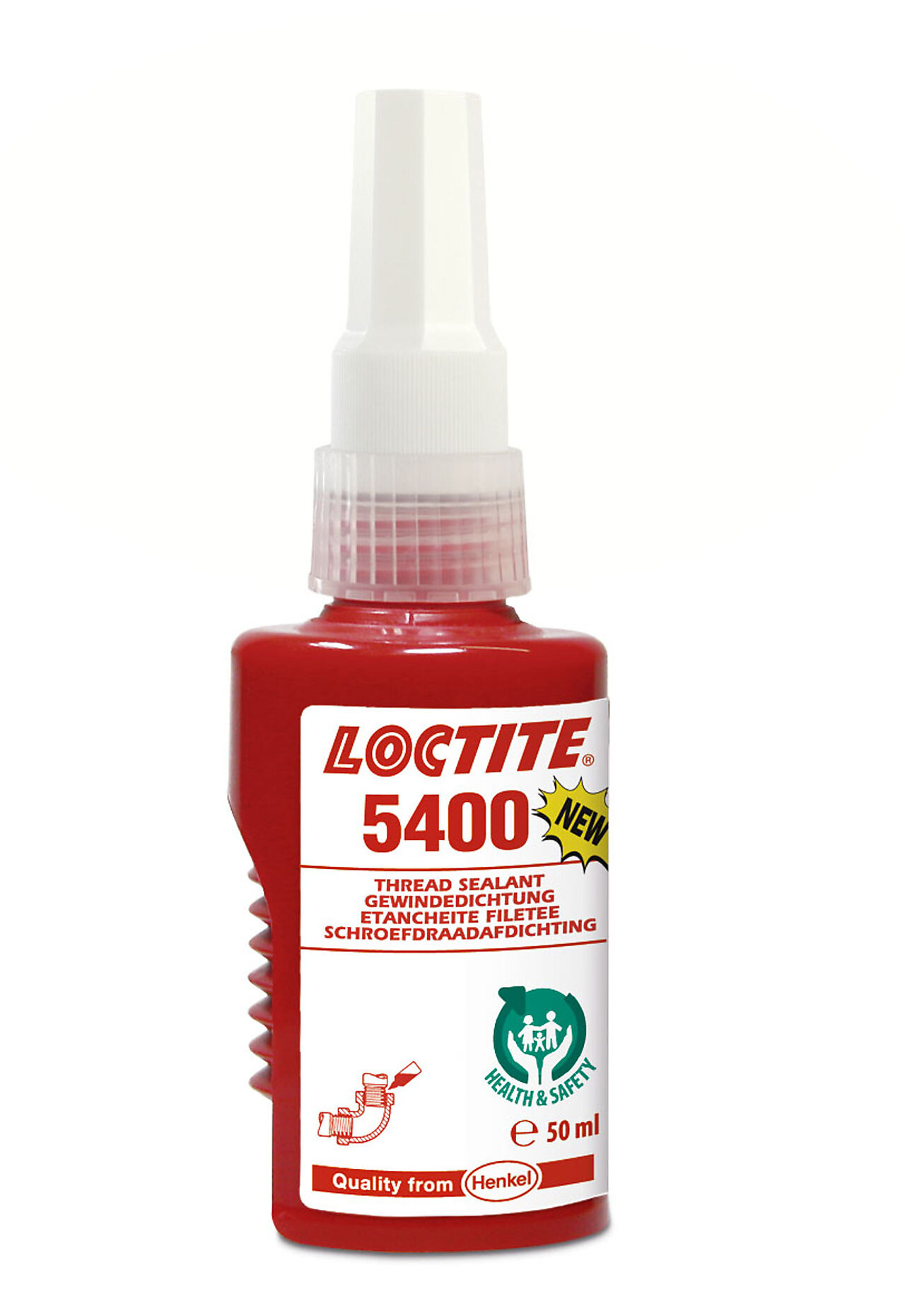 Loctite Gjengetetting for røgjenger Loctite 5400 50 ml 1