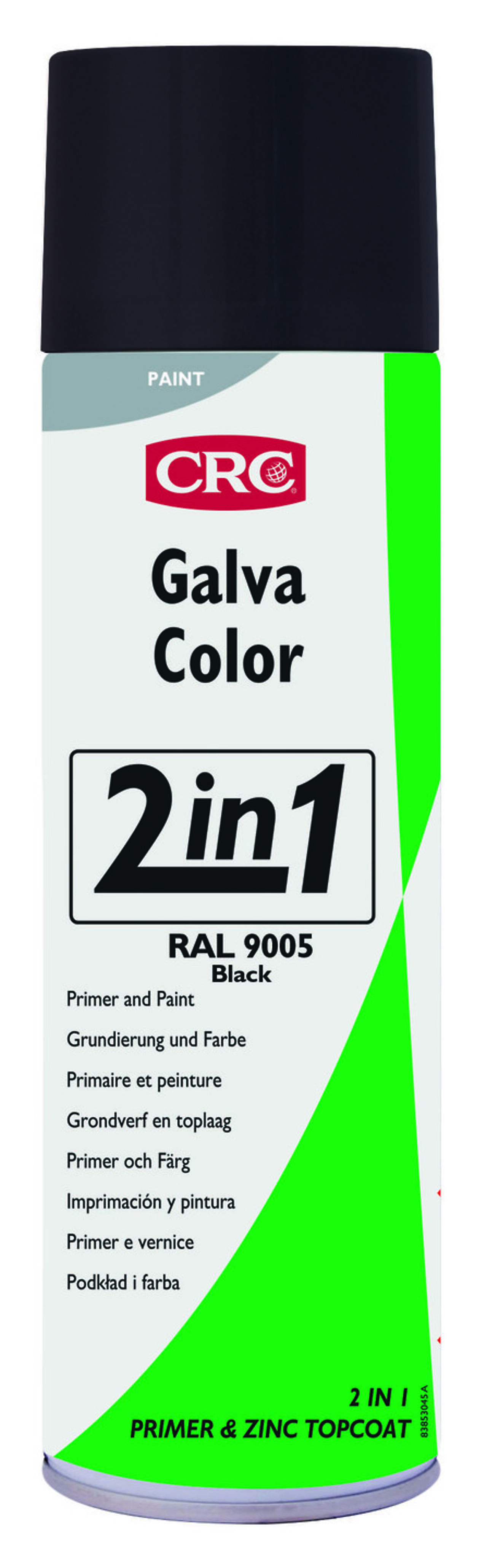 CRC Galvacolor 2 i 1 sort 500 ml 1