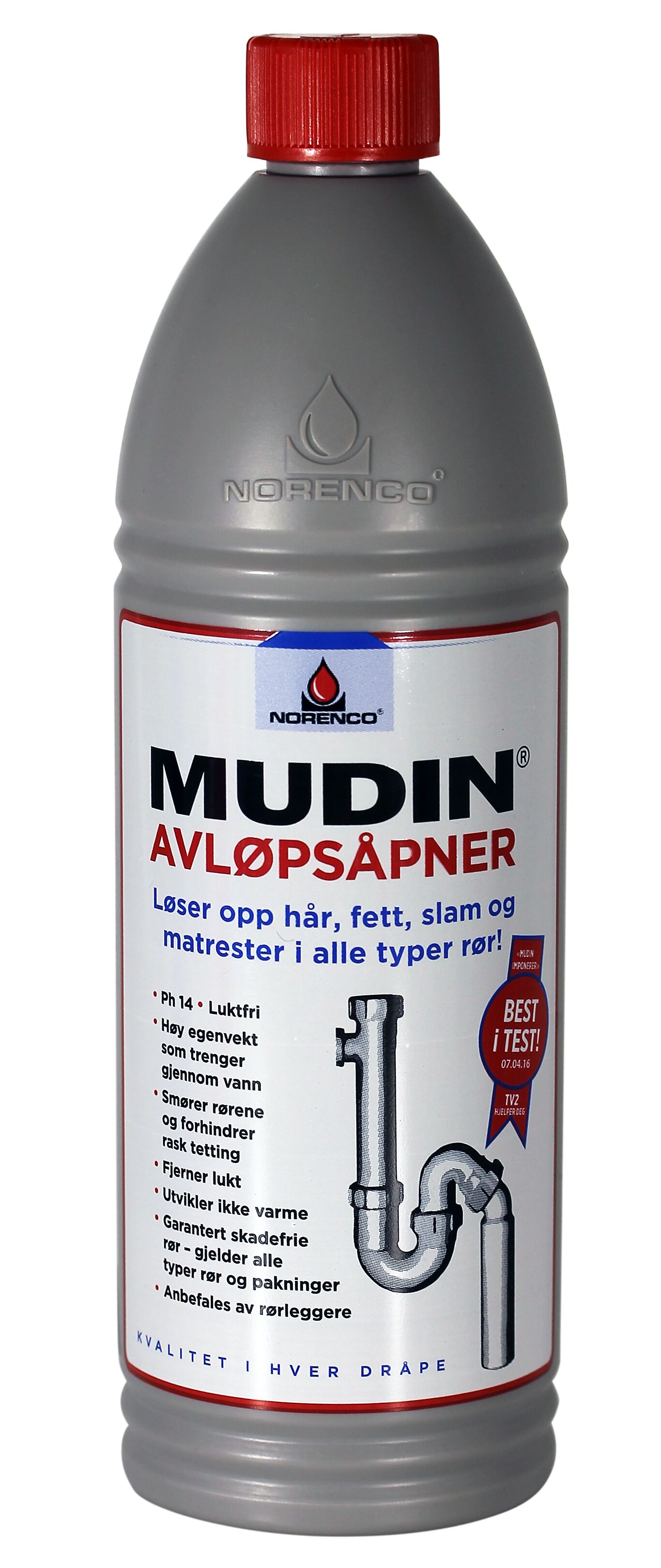 Norenco Mudin avløpsåpner 1 liter 2