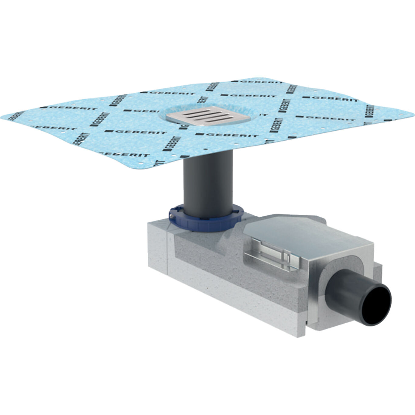 Geberit Geberit Cleanline gulvsluk for rist 50 mm 1