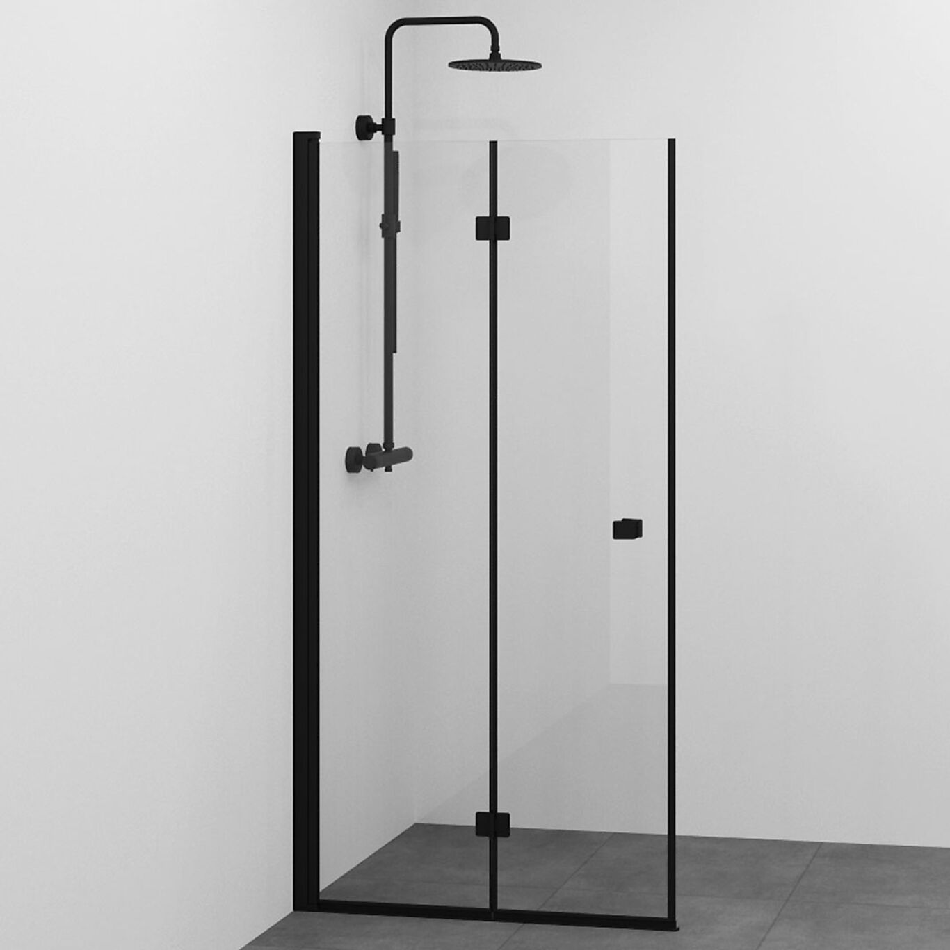 Alterna Alterna Pyxis 100 cm foldedør sort matt 1