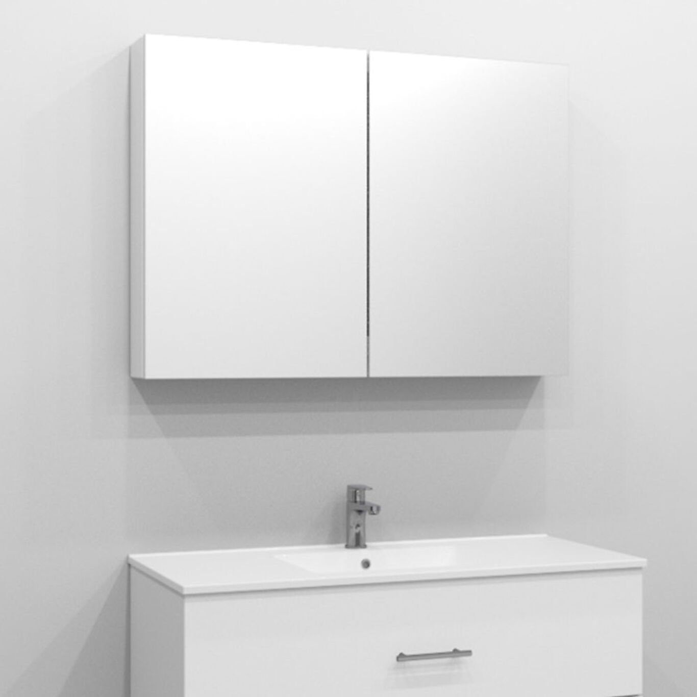 Alterna Alterna Iza speilskap 100 cm med 2 dører 2