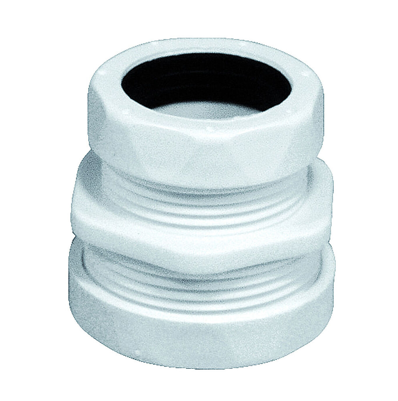 Purus Union, hvit plast 32 x 40 mm 1