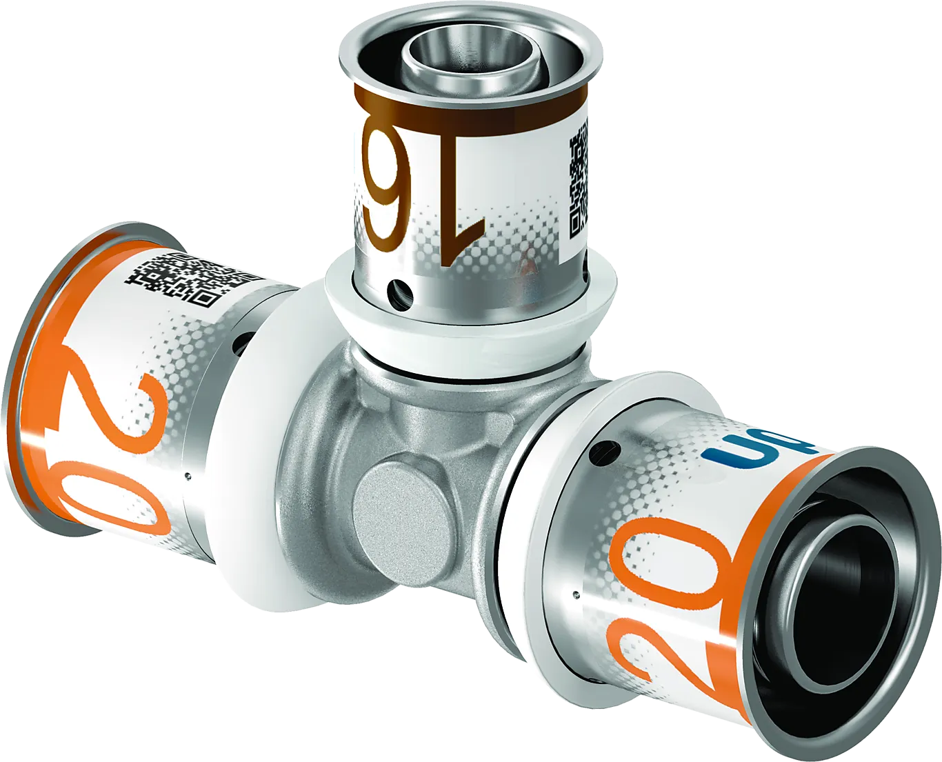 Uponor T-rør 32 x 25 x 32 mm 1