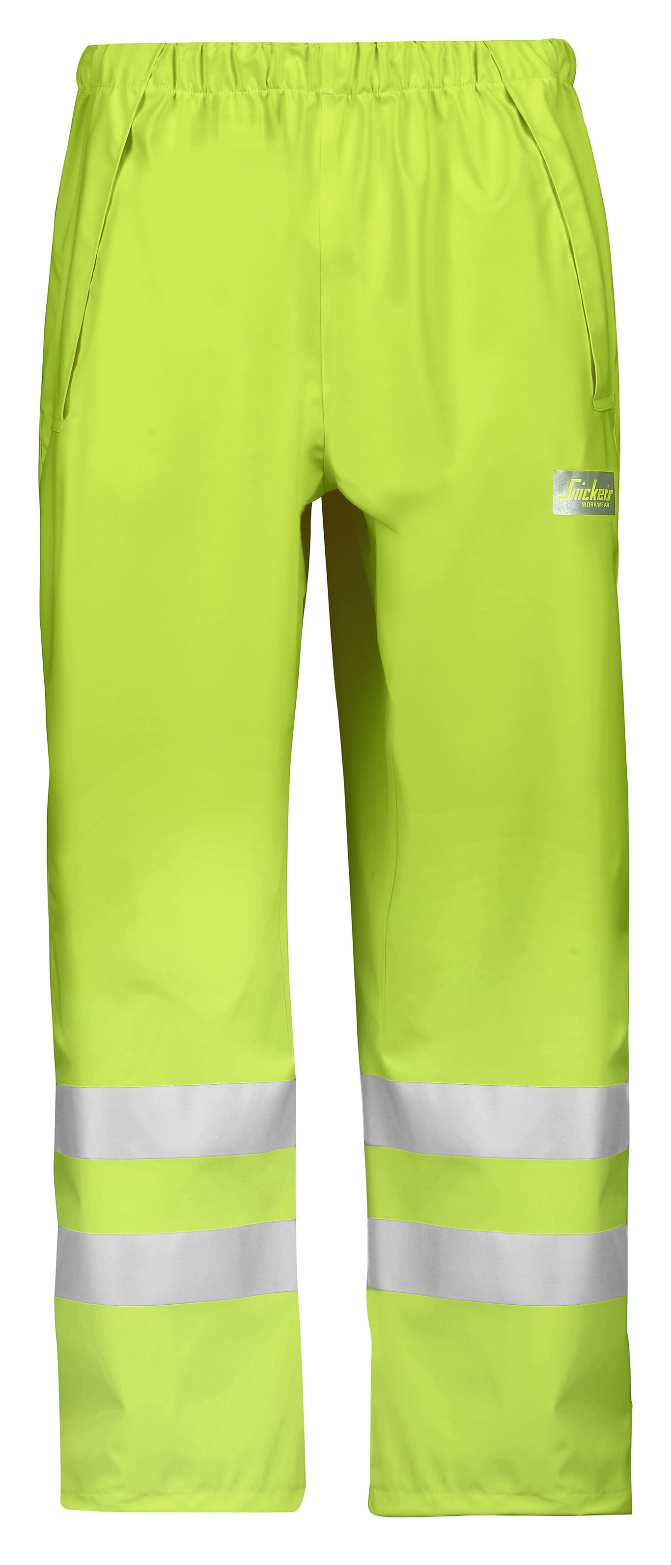 Snickers High-Vis regnbukse gul 8243 kl 3