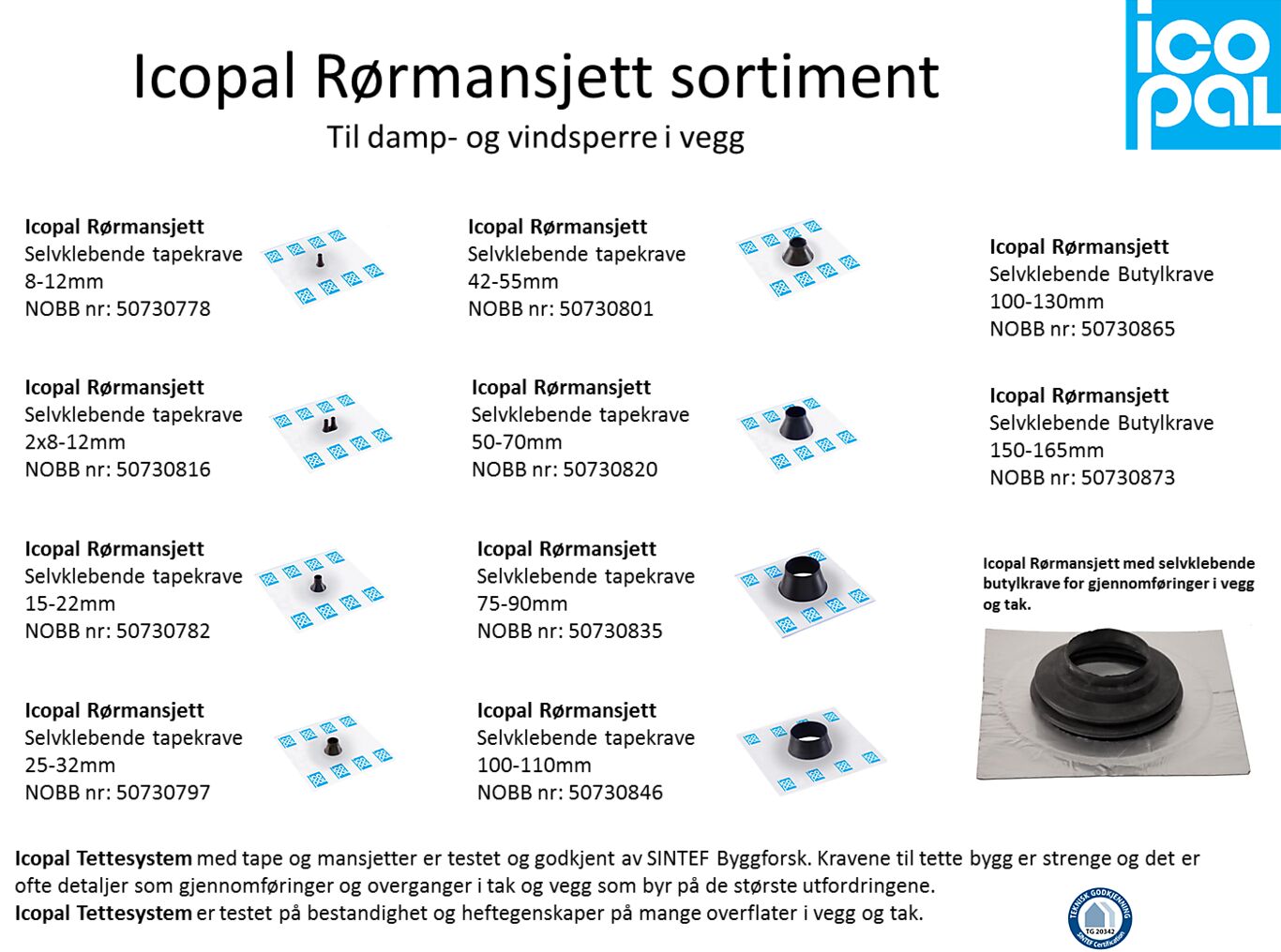 Rørmansjett 100-110 mm 2