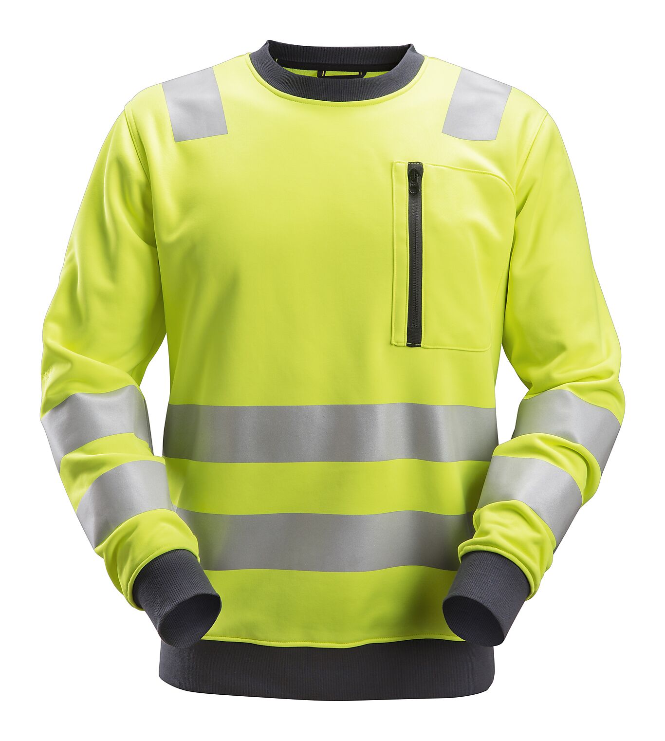 Snickers High-Vis fleecegenser gul 8037 kl 3