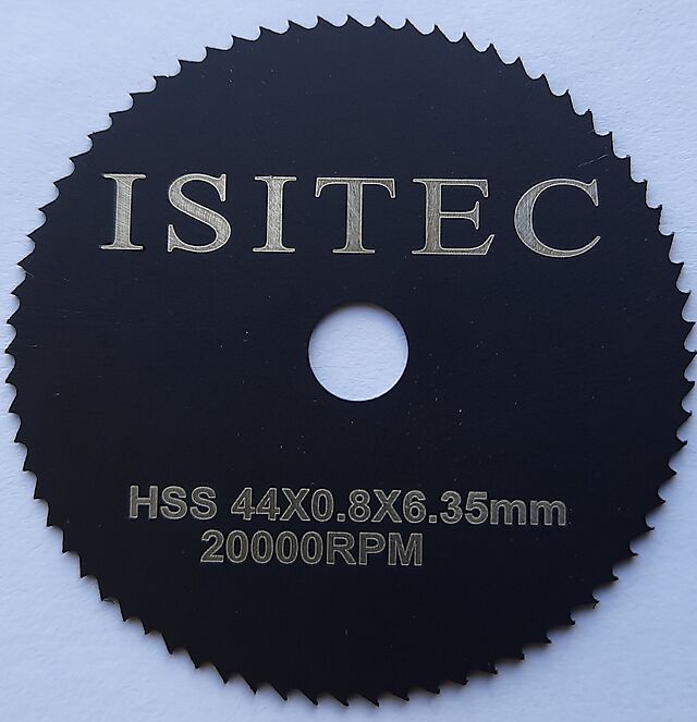 Isitec Kutteblad for bokskutter 44 mm. 44x0,8 mm. reserveskjær for bokskutter 44 mm. 1