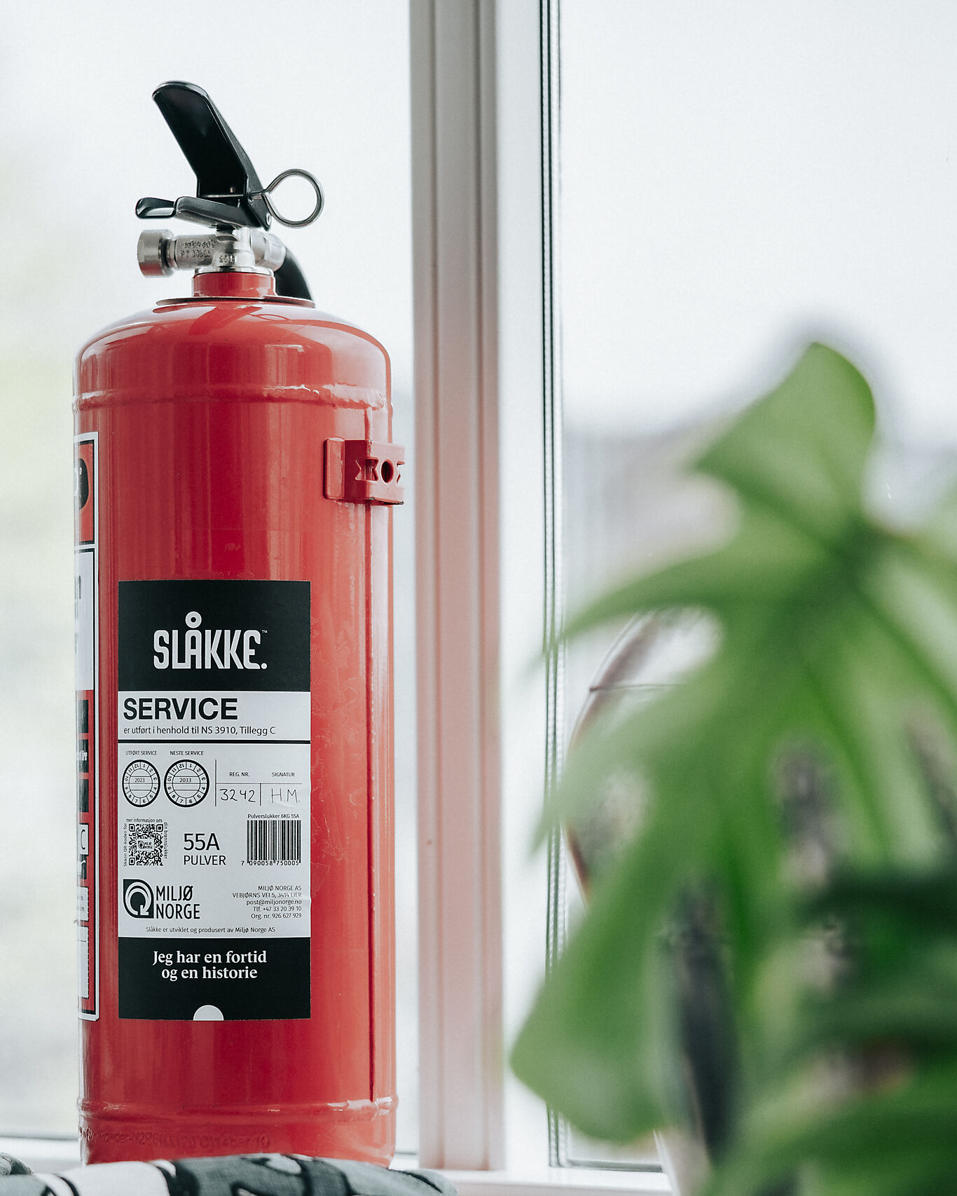 Slåkkefabrikken Brannslukker pulver 55A 6kg 3