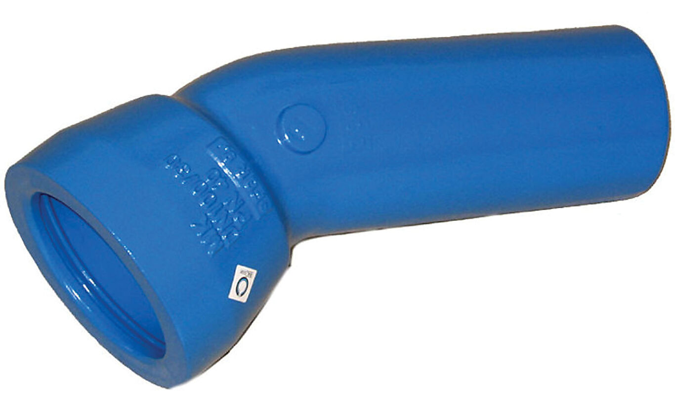 Muffe/spiss bend (MK) DN150x30° med 1 muffe 2