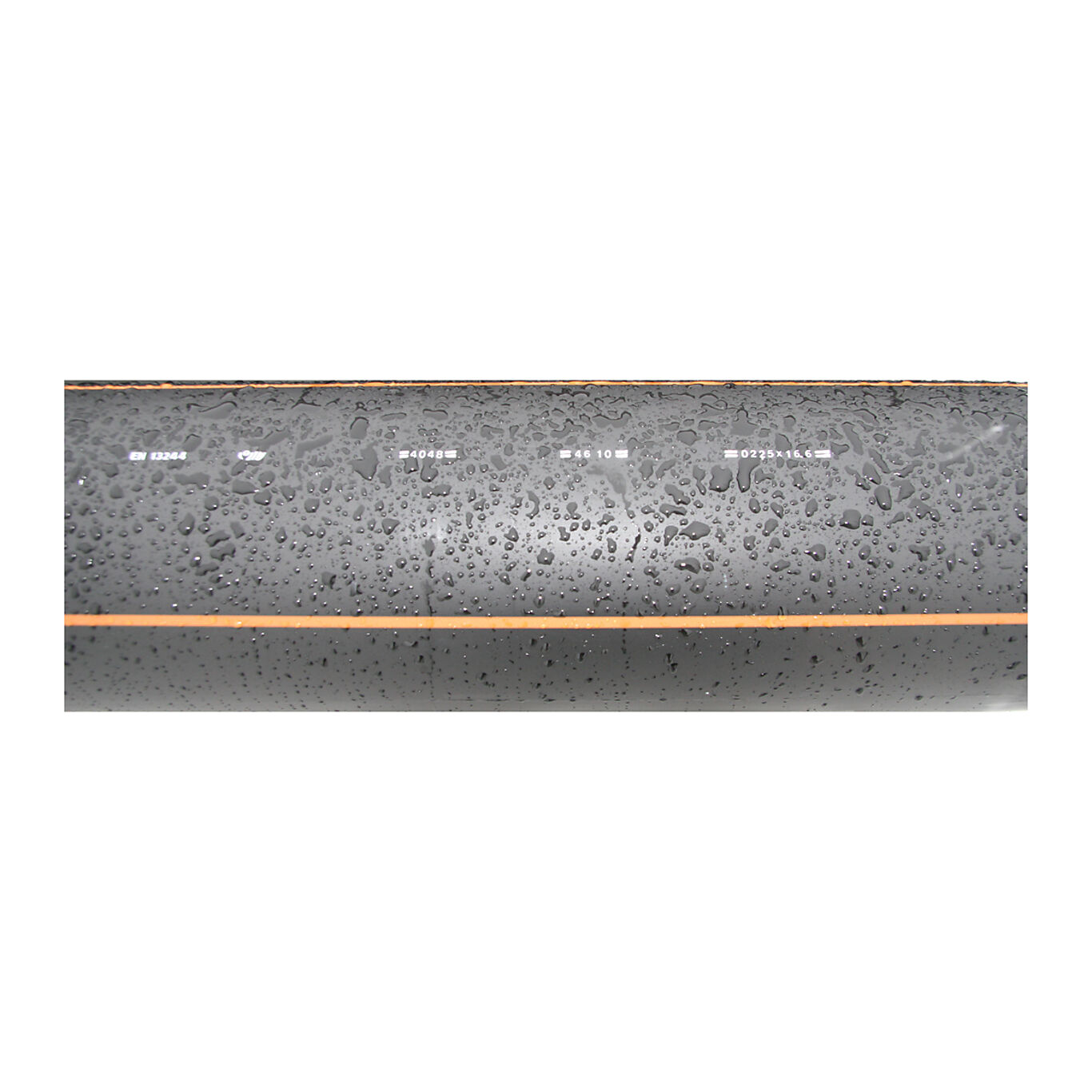 Pipelife Trykkrør 280mm 12m PE100 SDR11 rødbrun stripe 1