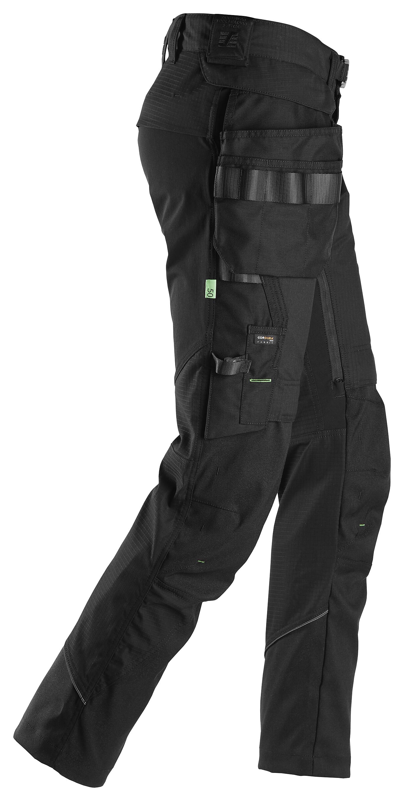 Snickers Workwear Snickers Workwear Flexiwork Bukse 6972 Sort 052 4