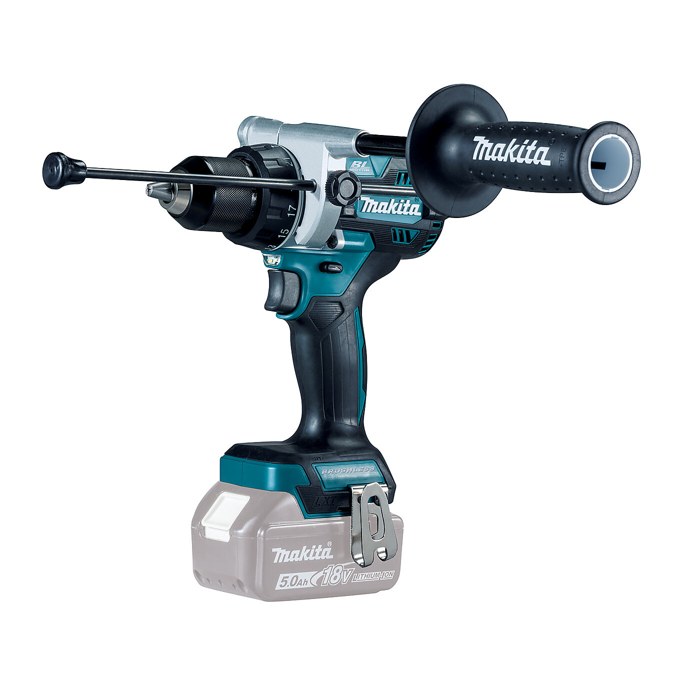 Makita batteridrill 18V DHP486RTJ og DHP486Z