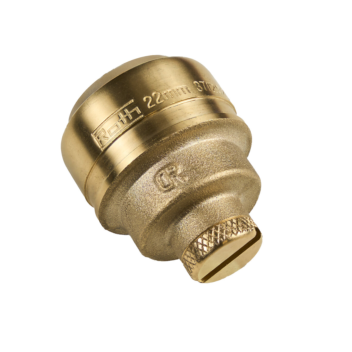 Roth Roth QuickPush kappe med lufteskrue 22mm 1