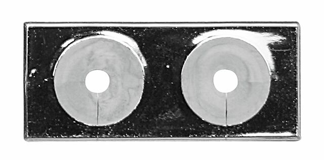 Faluplast Dekkbrikke 12-16 mm dobbel krom 1