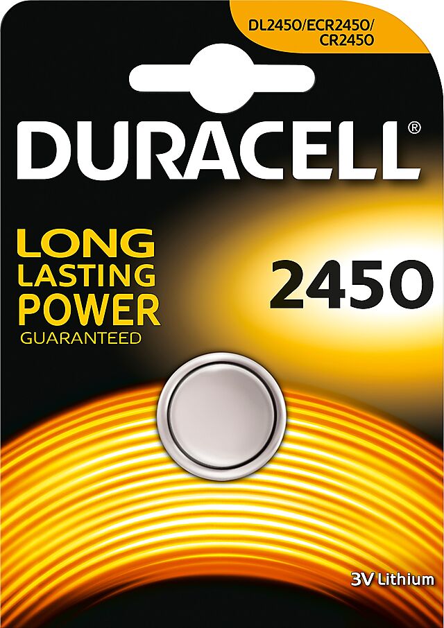 Duracell Knappecellbatteri CR2450 3V 1