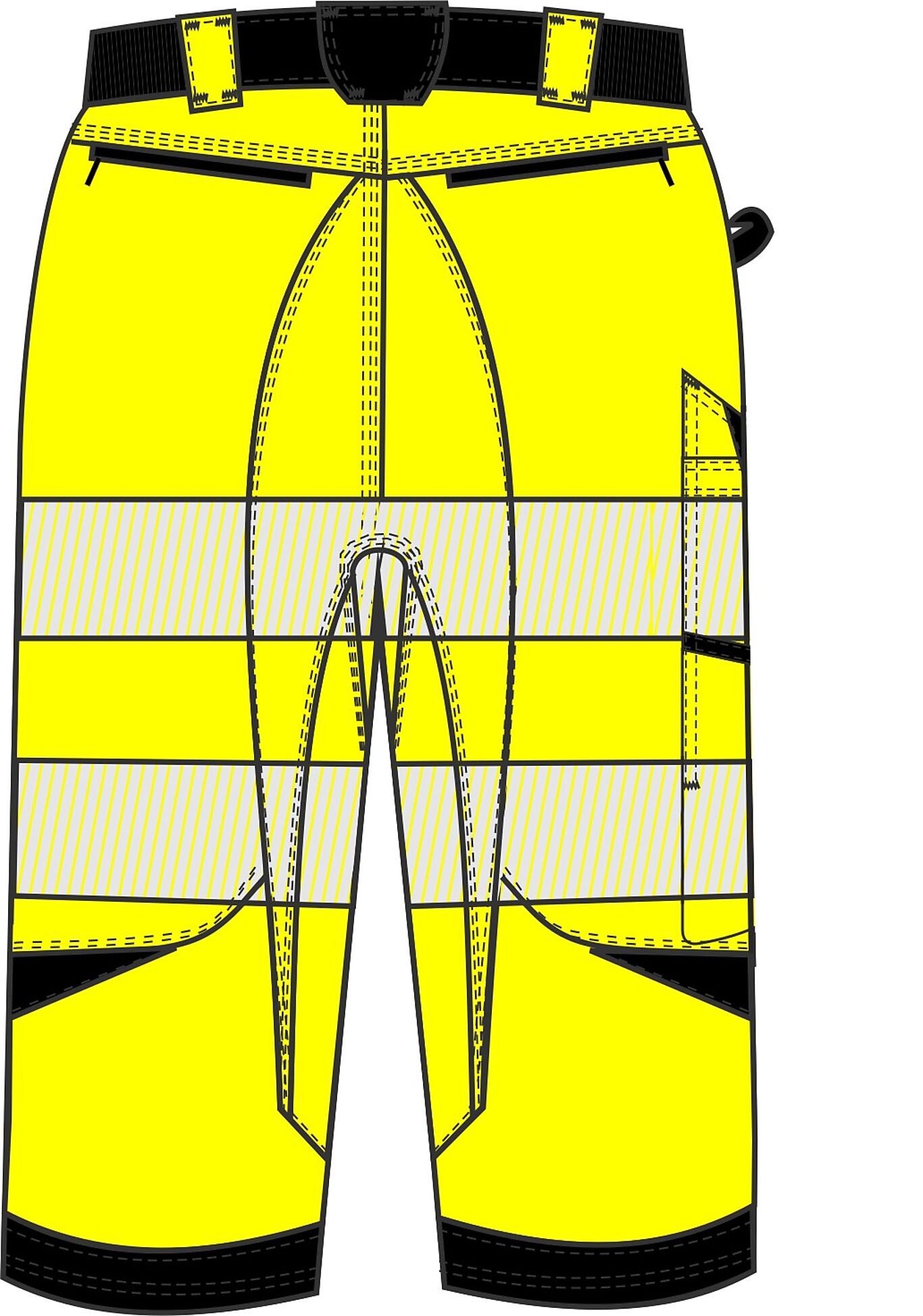 Timbra TIMBRA Performance piratbukse KL2 gul 46 7