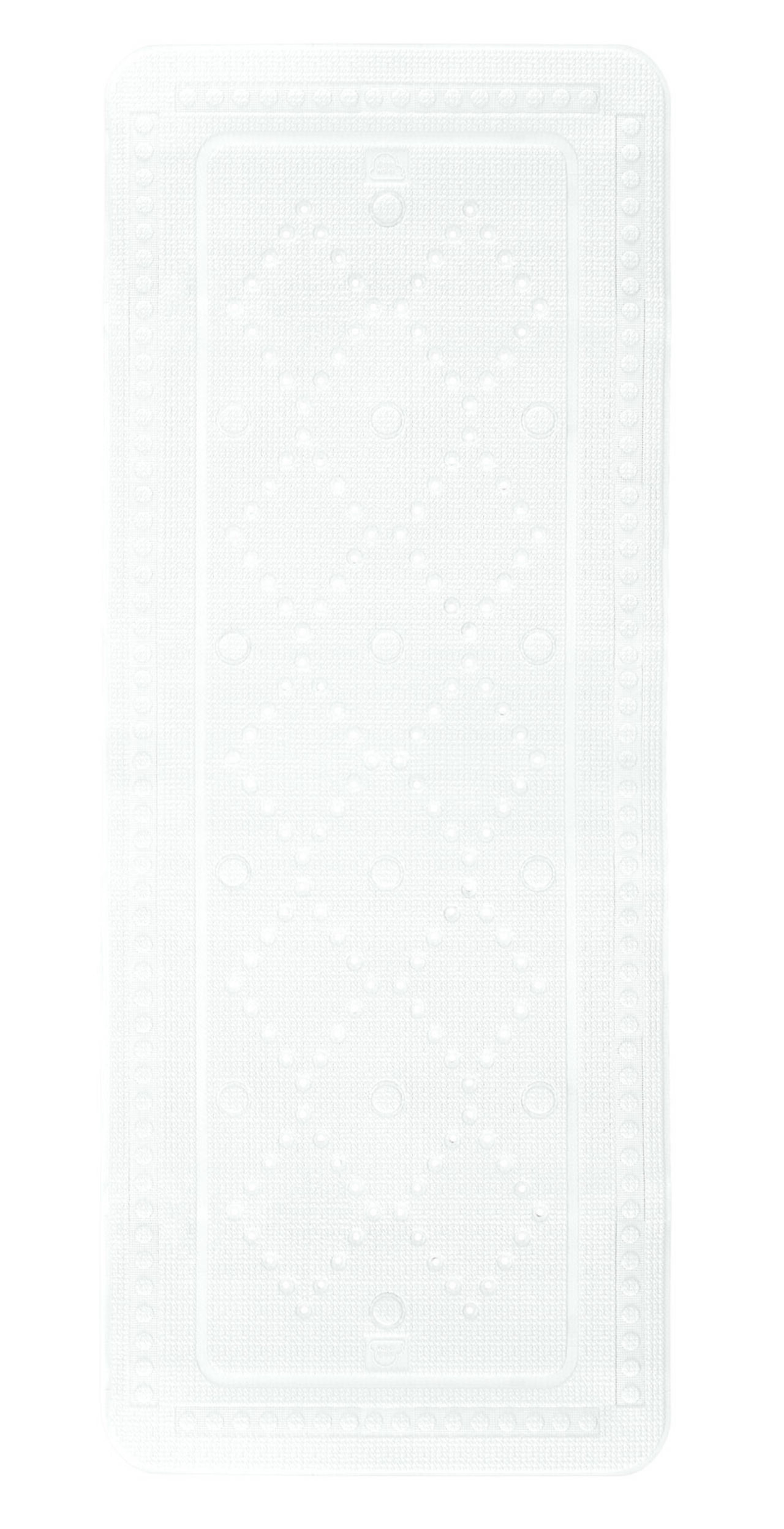 Antisklimatte arosa hvit dusj 55x55 cm med sugekopper 1