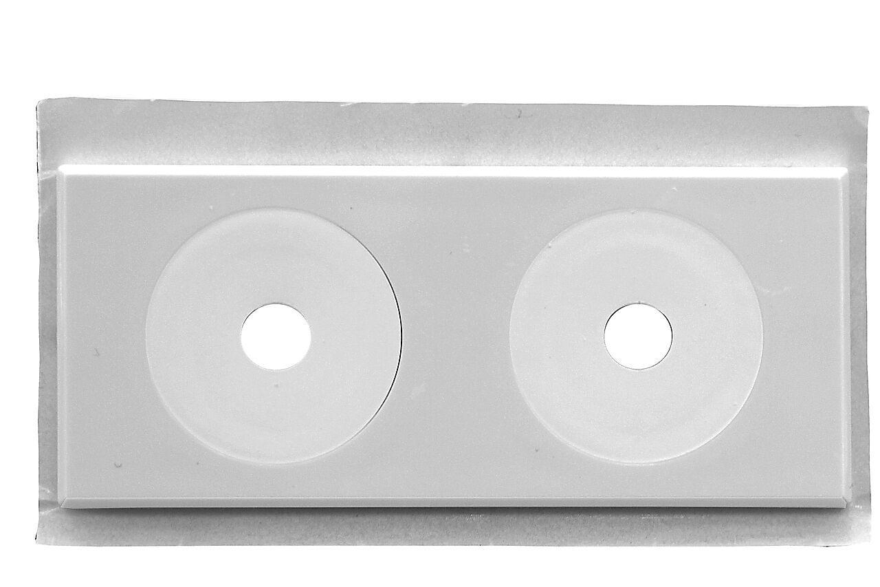 Faluplast Dekkbrikke 12-16 mm dobbel hvit 1