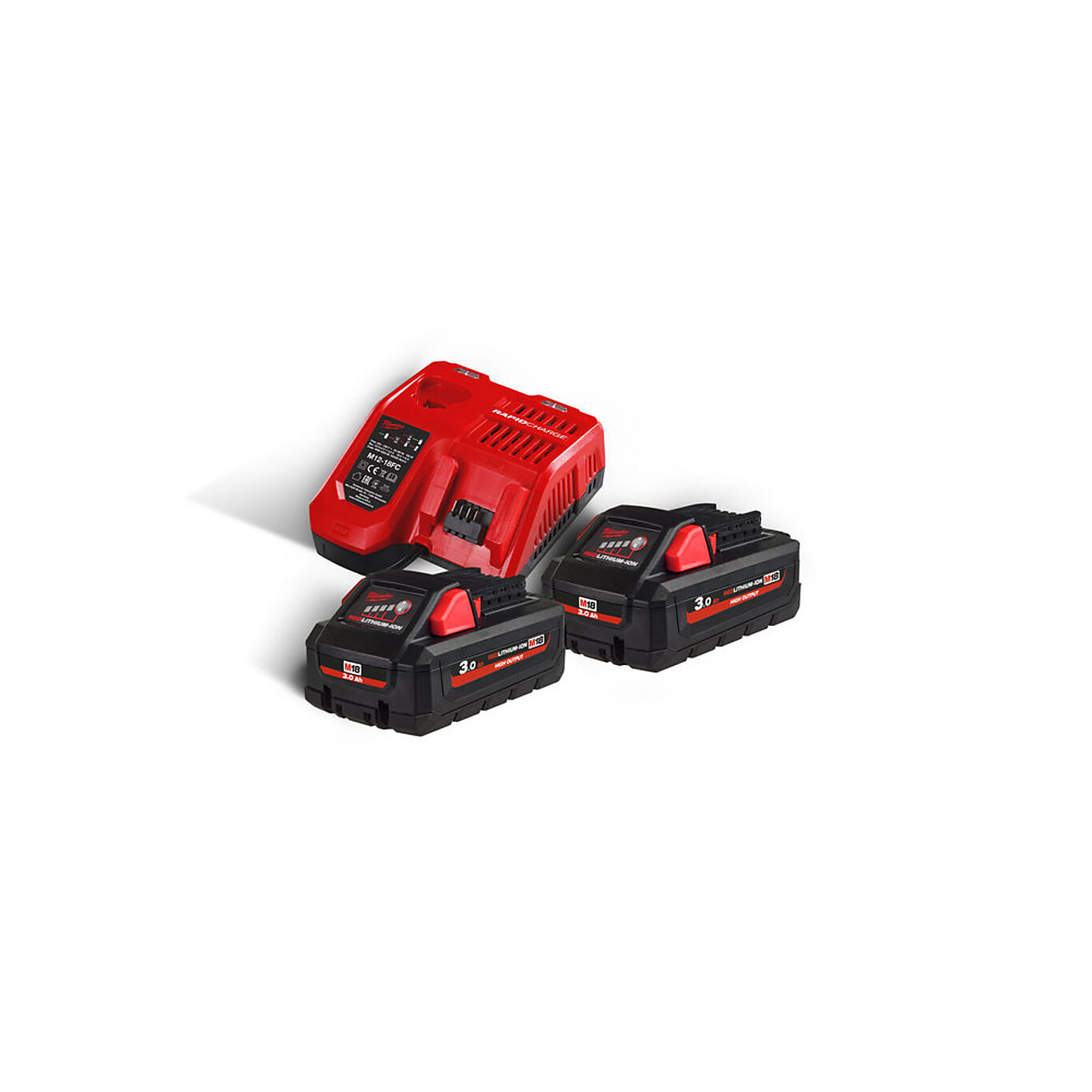 Milwaukee Milwaukee M18 Batterisett m/LADER HNRG-302 3AH 1