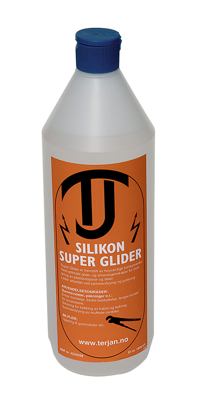 Terjan Terjan glidemiddel silikon superglider 1 l flaske 1