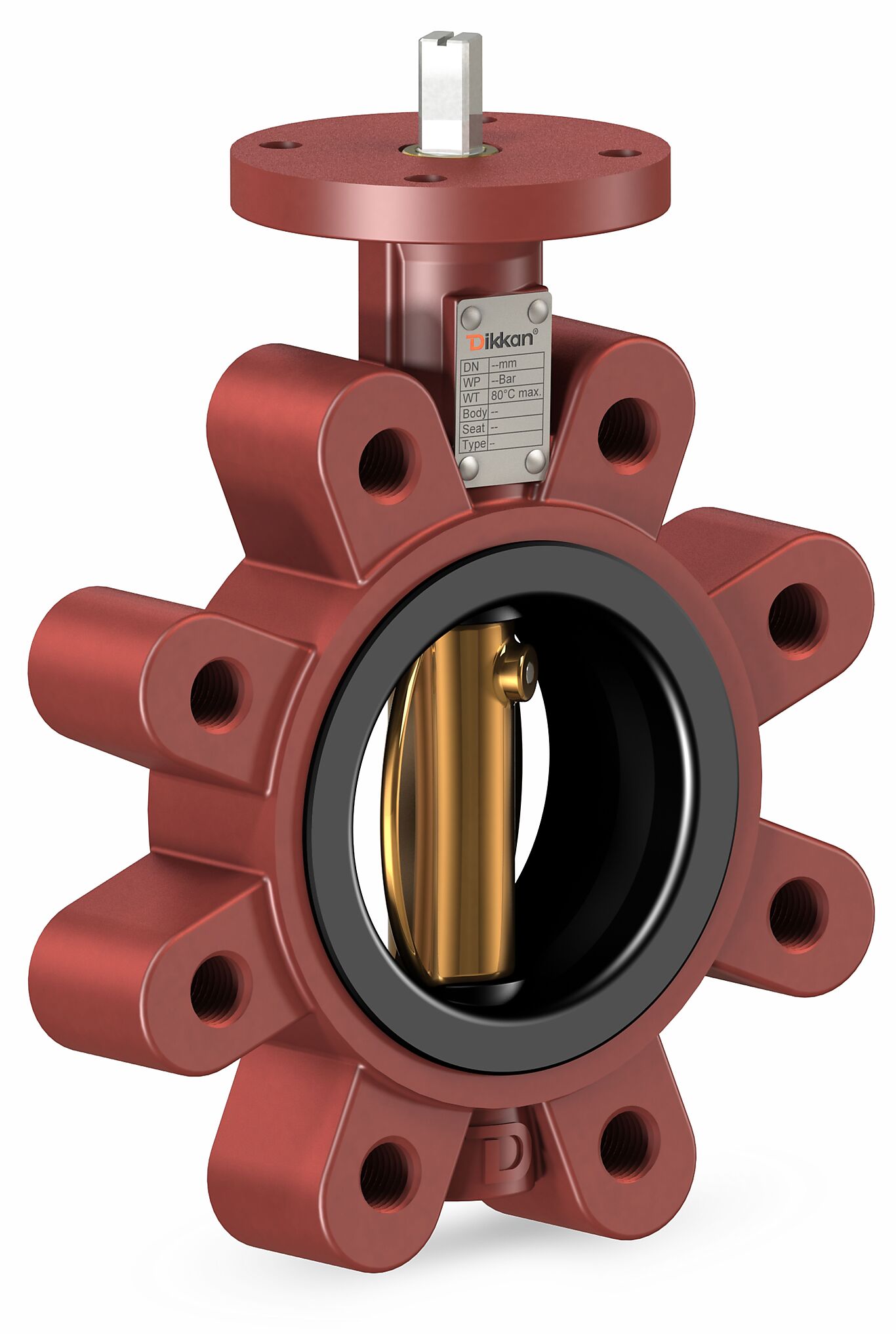 Spjeldventil DN40 PN16 Lug Fig. 283B.KA7 1