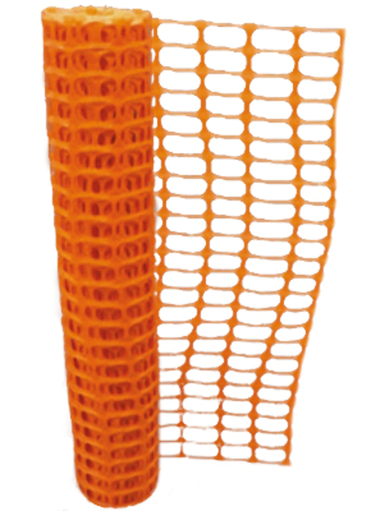 Oransje anleggsgjerde 110 g/m2, rull med 1x50 meter 1