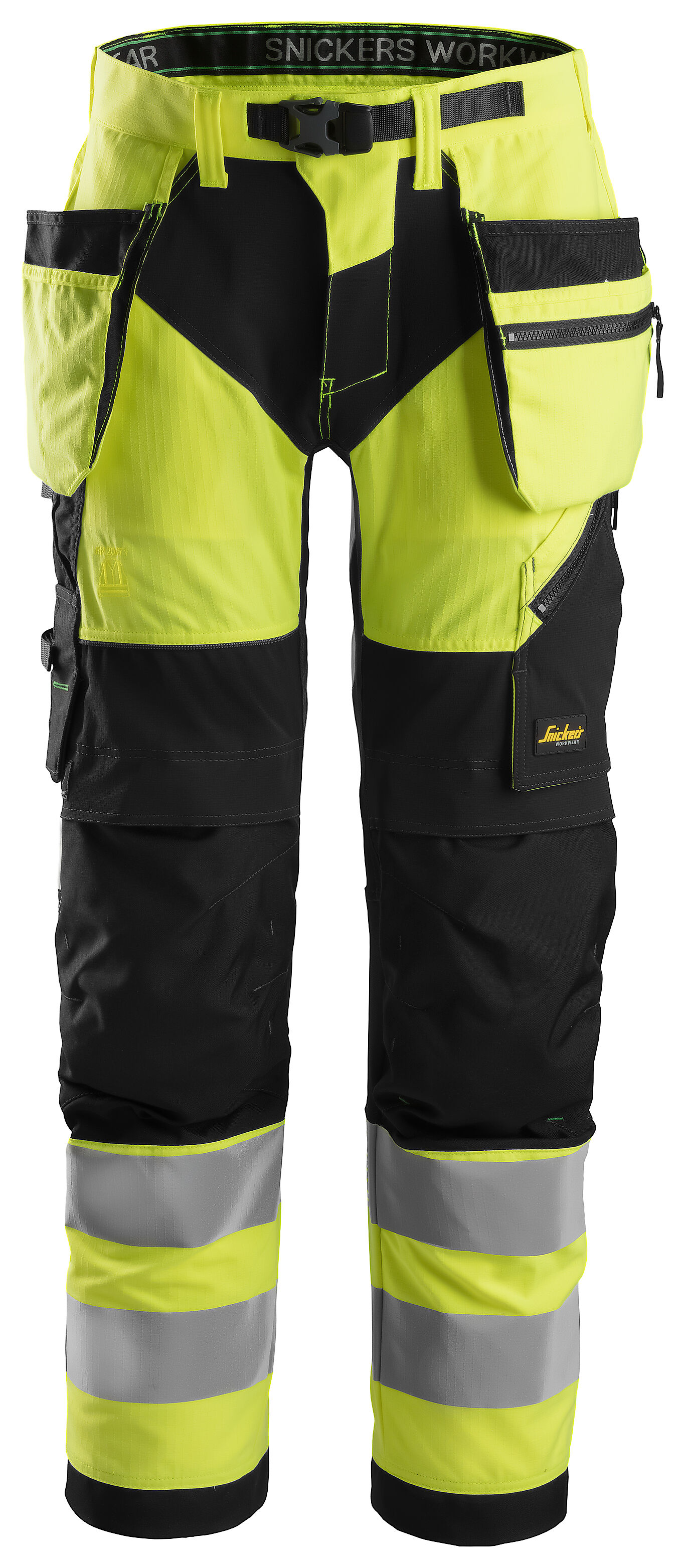 Snickers Workwear Snickers Workwear Flexiwork High-Vis Bukse 6932 Kl2 Gul 058 1