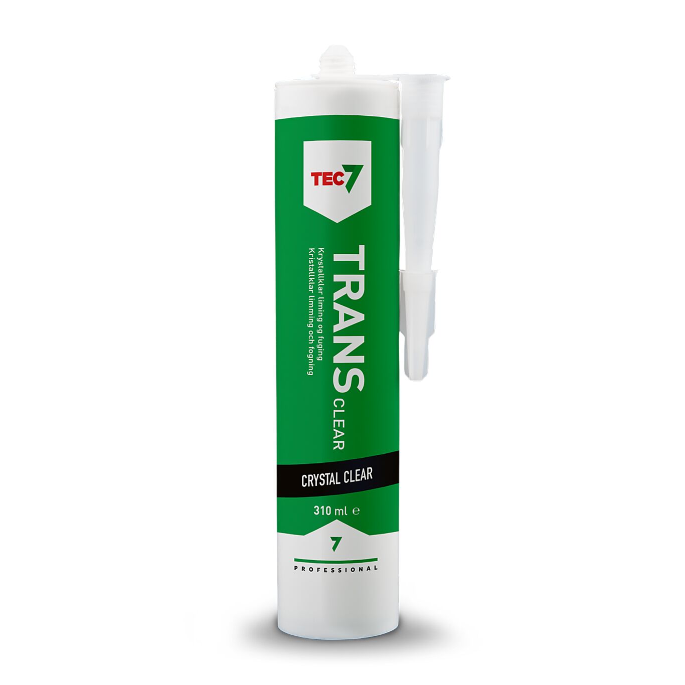 TEC7 Lim- /fugemasse krystallklar TRANS CLEAR  310 ml