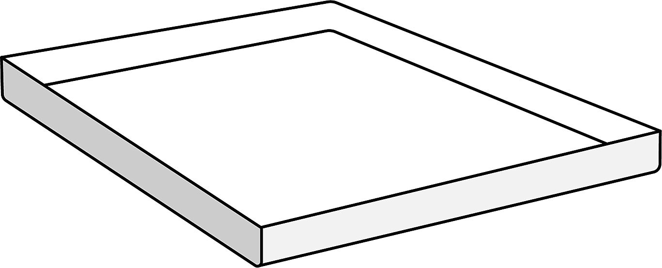 Spillbakke for boligbereder 550 x 550 x 60